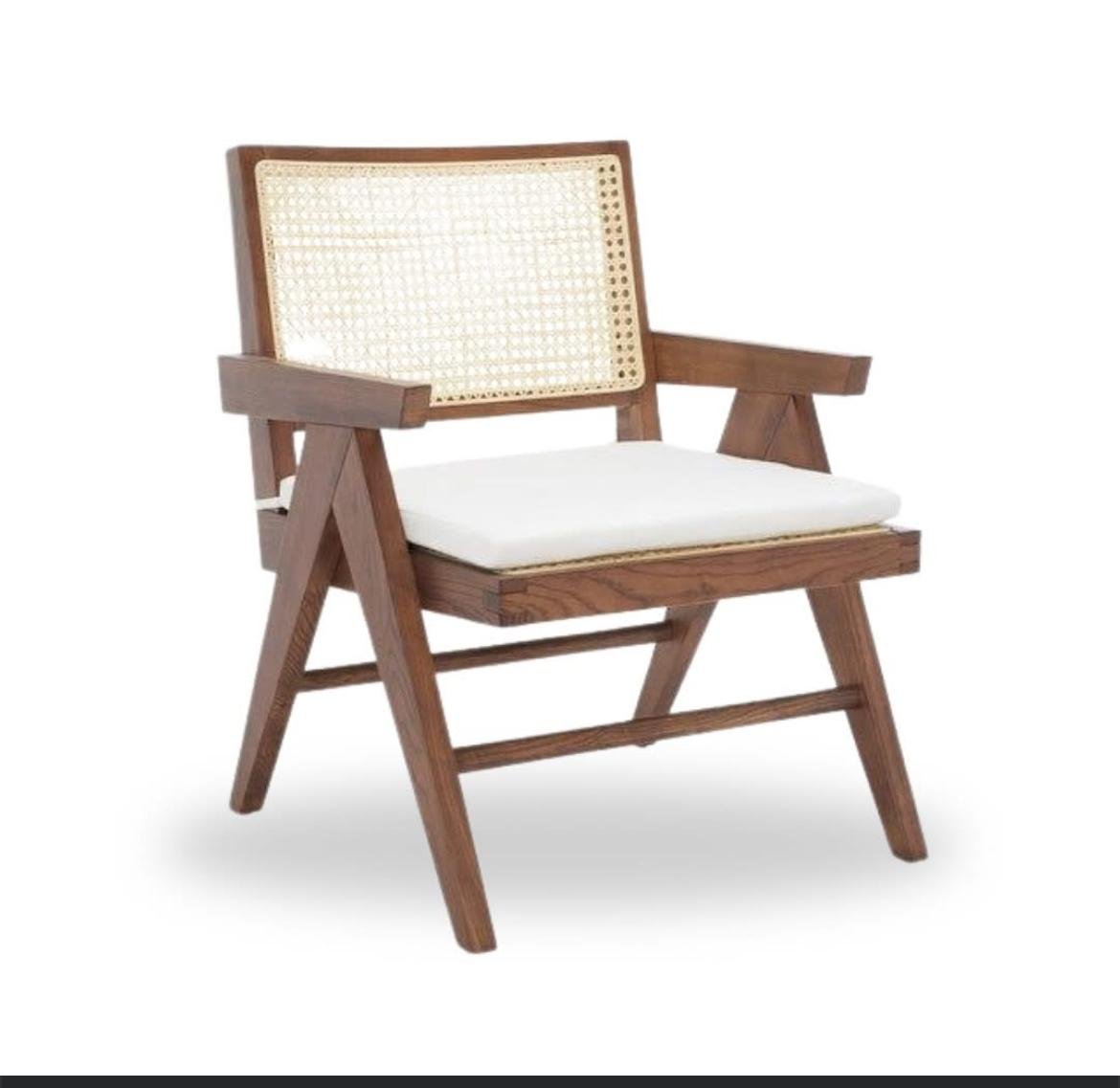 كرسي خشب مودرن _ بتصميم منحني مريح